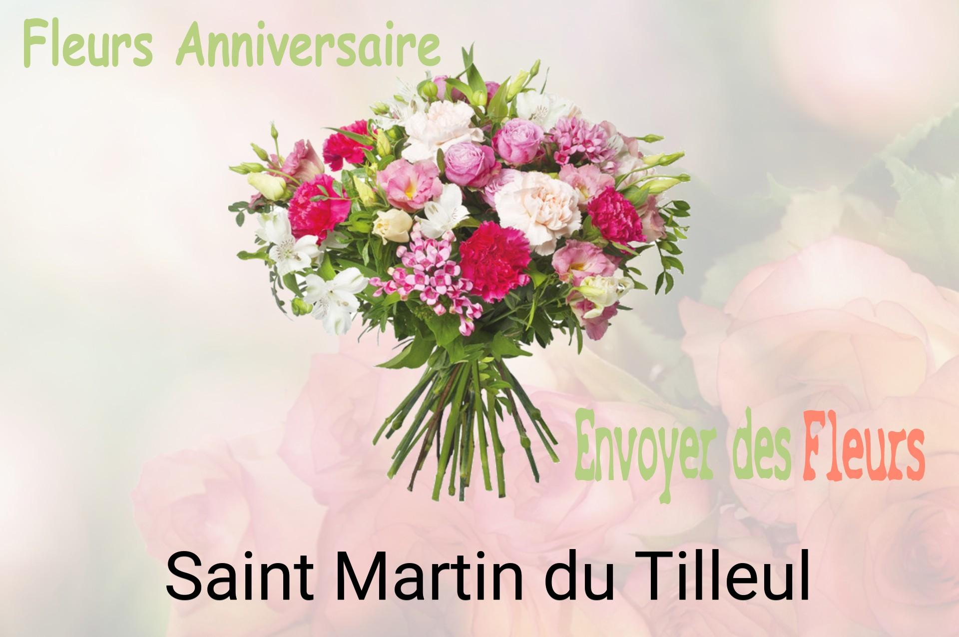 Bouquet de fleurs d’anniversaire livré à Saint-Martin-du-Tilleul