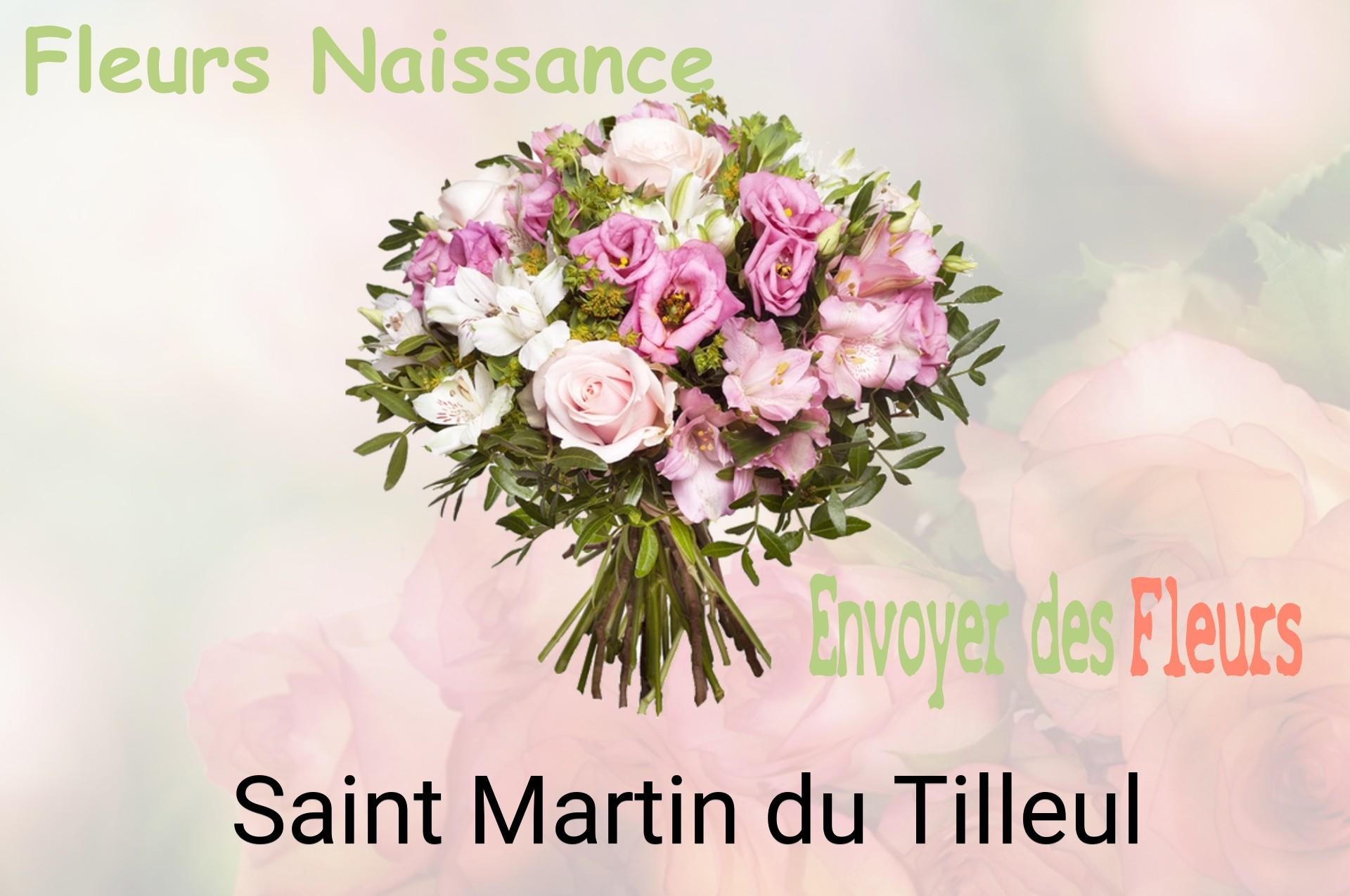Bouquet de fleurs de naissance livré à Saint-Martin-du-Tilleul
