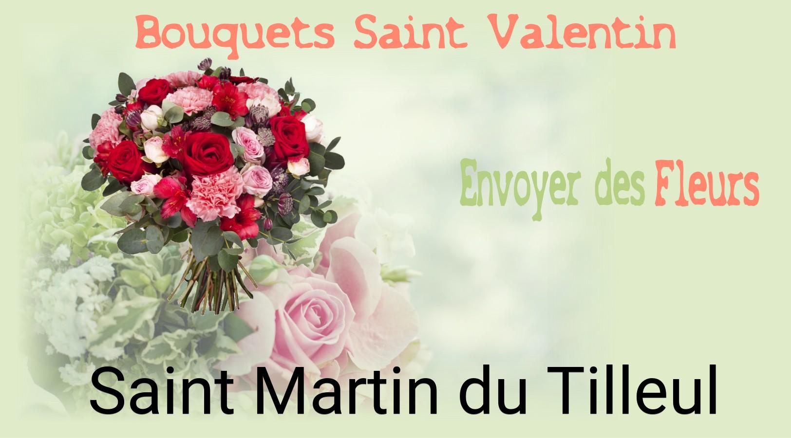 Roses de Saint-Valentin livrées à Saint-Martin-du-Tilleul